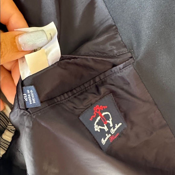 Loro Piana Brooks Brother Blazer Women’s Medium / Large Size 20 Black - Picture 11 of 15